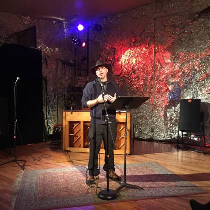 Daniel Gallant at JACK open mic benefit